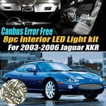 8PC Canbus Error Free Interior Led White Light Bulb Kit For 2003-2006 Jaguar Xkr. Fixed Price $13.59.