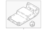 Genuine Overhead Console W/ Sunroof Taos Tiguan 5NN-867-591-RM5. Fixed Price $26.05.