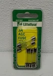 AGC3BP Littelfuse 3A Glass Fuses Fast-acting Protection, Qty Of 5. Fixed Price $12.01.