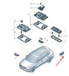 New Volkswagen Tiguan AD1 Left Interior Lighting 5TA947291BQAV. Fixed Price $84.83.
