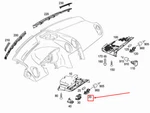 Mercedes-benz W251 Sun Visor Light A2088200501. Fixed Price $20.76.