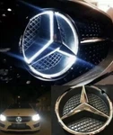 2015-2019 Mercedes Benz Front Star Led Emblems White Light Deep Dish Glc Gle Gls. Fixed Price $69.78.