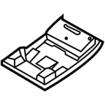 Genuine Bmw Console, Head Lining, Front 51-44-7-114-066 New. Fixed Price $162.92.