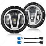 For Chevy C10 C20 C30 K10 G20 7" Inch Round Led Headlight Hi-lo Beam Bulb Black. Fixed Price $97.05.