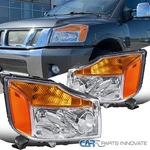 Fits 2004-2015 Titan 2004-2007 Armada Headlights Assembly Lamps Left+right. Fixed Price $92.95.