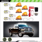 5X Amber Lens Cab Marker Light T10-6-5730-SMD-WHITE Led Bulbs +base +wiring Pack. Fixed Price $28.11.