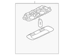 Genuine Volkswagen Rear O'head Lamp 6Q0-947-291-A-Y20. Fixed Price $66.70.