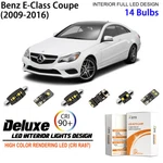 14 Bulbs Led Interior Light Kit For Mercedes Benz E-class Coupe C207 Xenon White. Fixed Price $29.12.