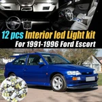 12PC Car Interior Led Super White Light Bulb Kit 1991-1996 Ford Escort. Fixed Price $13.27.