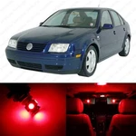 11 X Red Led Interior Light Package For 1999 - 2004 Vw Jetta MK4 + Pry Tool. Fixed Price $14.96.