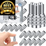 Bbto 32 Pcs Double Seal Valve Stem Caps Inflate Tire Metal Flow Silver. Fixed Price $30.39.