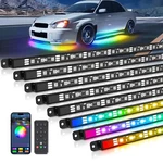 8PCS Rgb+ic Car Truck Underglow Body Neon Accent Led Lights. Fixed Price $83.69.