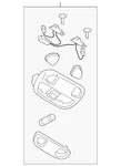 Genuine Subaru 2016 Wrx Sti Map Lamp 84621VA070JC. Fixed Price $157.94.