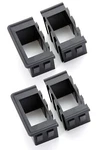 Rugged Ridge 17235.20 4PC Black Interlocking Rocker Switch Housing Kit. Fixed Price $21.99.