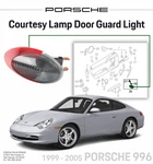 1999-2005 Genuine Porsche Courtesy Lamp 99663213201. Fixed Price $20.23.
