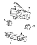 Genuine Mopar Overhead Console Bezel Export 1VF20BD1AA. Fixed Price $142.74.