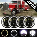 4X 5.75" 5-3/4" Projector Led Headlights Hi-lo Drl Lamp For Peterbilt Kenworth. Fixed Price $99.99.