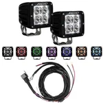 Rigid Industries Radiance + Rgbw Pod Led Pair Lights W/ 8 Back Lighting Options. Fixed Price $349.99.