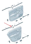 New Audi Q3 F3 Left Door Courtesy Light 83A947356J 83A-947-356-J. Fixed Price $42.30.