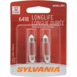 License Plate Light Bulb-base Sylvania 6418LL.BP2. Fixed Price $14.49.