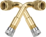 Mellbree Tire Valve Extension, 90 Degree Schrader 2-PACK, Metallic. Fixed Price $10.44.