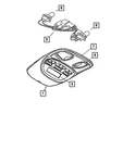 Genuine Mopar Reading Lamp WA901L2AA. Fixed Price $13.32.