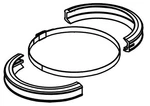 Dometic 385310048 Toilet Seal; Replacement With Half Clamp/ Ring. Fixed Price $61.14.