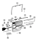 Genuine Mopar Light Pipe - Led Lamp Right 68436796AC. Fixed Price $30.54.