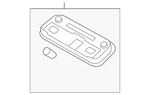 Genuine Audi Reading Light 8J0-947-140-M. Fixed Price $192.57.