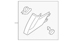 Genuine Audi Lift-gate Trim Cover 8R0-867-657-4PK. Fixed Price $145.02.