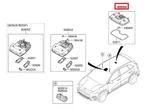 Niro De Lamp Assy-room 2016-2022 Wagon 1.6L Petrol Genuine New Kia. Fixed Price $100.17.