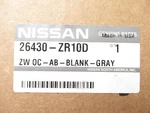 Genuine Oem Nissan 26430-ZR10D Overhead Console W/ Map Light Gray 2007-09 Titan. Fixed Price $607.81.