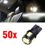 50X White T10 W5W 194 168 6-SMD Led License Plate Instrument Cluster Light Bulb. Fixed Price $35.42.