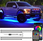 Bright 1200LM Rgb Underglow Lights 4PCS Kit W/remote For Car Suv Truck Exterior. Fixed Price $34.73.