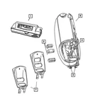 Genuine Mopar Overhead Console Bezel 1AP941D1AA. Fixed Price $18.88.