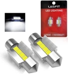 Lasfit Canbus 2X 31MM Festoon DE3175 Led Map/dome Interior Light Bulbs 6000K. Fixed Price $14.99.
