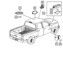Genuine Mopar Led Lamp 68154165AA. Fixed Price $14.90.