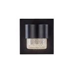 Kuzco Copenhagen 5" Led Exterior Wall Sconce, Black/clear Molded EW48205-BK. Fixed Price $110.00.