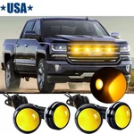 4PCS Amber Led Lights Universal For Freightliner Columbia 2000-2017 3000K. Fixed Price $8.99.