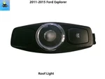 BB5313K766AD 11 15 Ford Explorer Roof Reading Dome Light Lamp Single Button. Fixed Price $39.00.