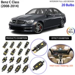 Led Interior Light Kit+ License Plate Bulbs For Mercedes Benz W204 Class. Fixed Price $33.28.