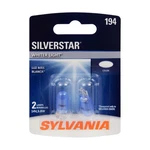 Sylvania 194 Silverstar Mini For Interior & Chmsl (2 Bulbs). Fixed Price $11.75.