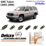 Led Interior Light Kit For Gmc Yukon 2000-2006 + License Plate Bulbs White. Fixed Price $33.28.