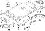 Genuine Bmw Courtesy Lamp 63-31-5-A9D-CA9. Fixed Price $88.22.