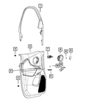 Genuine Mopar Lamp Bracket Right 68424004AA. Fixed Price $12.76.