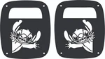 Tail Light Decorative Covers Stitch For Jeep Wrangler Cj Yj Tj. Fixed Price $39.00.