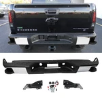 Chrome Rear Bumper W/corner Steps For 2007-2013 Chevy Silverado Sierra 1500. Fixed Price $209.00.