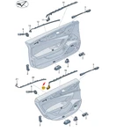 New Audi A6 C8 Rear Left Door Led Module 4K0947355AF 4K0-947-355-AF. Fixed Price $39.40.