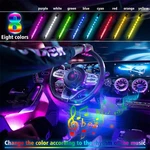 Rgb Led Strip For Cars Inside Lighting Interior Glow Music Control. Fixed Price $13.99.