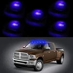 5PCS Smoke Lens Roof Top Cab Marker Lights + 5X Purple Led For Dodge Ram Truck. Fixed Price $23.67.
